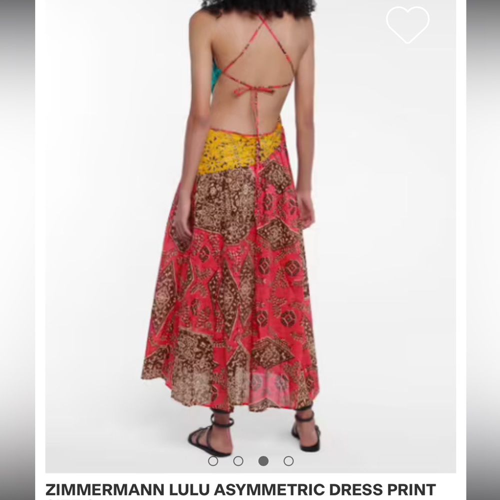 Zimmermann Paisley Print Cotton Maxi Dress – Brand 0 /Size XS From Black Panther - Picture 10 of 13